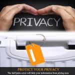 7-Pack TSA Approved Silicone Luggage Tags Set