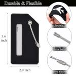 7-Pack TSA Approved Silicone Luggage Tags Set