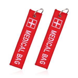BOXOB Medical Alert Luggage ID Tags - 2 Pack