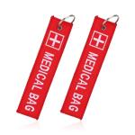 BOXOB Medical Alert Luggage ID Tags - 2 Pack