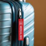 BOXOB Medical Alert Luggage ID Tags - 2 Pack