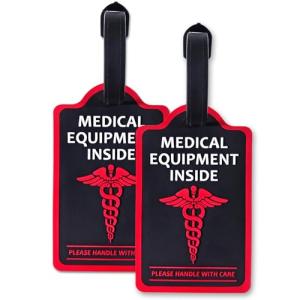 Durable Medical Equipment Luggage Tags - 2 Pack