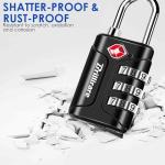 Brillirare 4 Pack TSA Approved Combination Locks