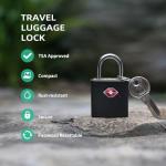 TSA Approved Luggage Locks with Keys - 4 Pack