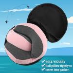 Compact Travel Neck Pillow Bag with Quick Release