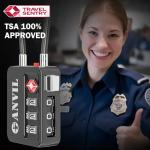 ANVIL TSA Combination Locks with Search Alert, 2-Pack