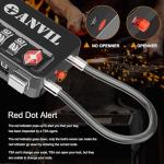 ANVIL TSA Combination Locks with Search Alert, 2-Pack
