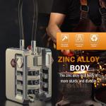 ANVIL TSA Combination Locks with Search Alert, 2-Pack