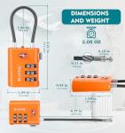 ANVIL TSA Approved High Security Luggage Locks 2-Pack