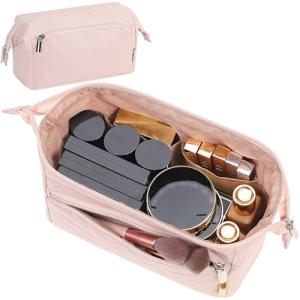 NISHEL Women's Travel Makeup Organizer - Pink