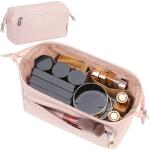 NISHEL Women's Travel Makeup Organizer - Pink