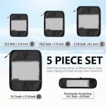 Lightweight Compression Packing Cubes - 5 Set