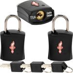 iGurutr TSA Approved Luggage Locks (3-Pack)