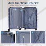 DUMOS 24 Inch Hardside Luggage with TSA Lock