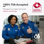 TSA Approved 4-Digit Luggage Locks - 6-Pack