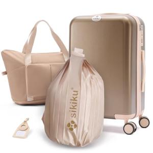 SIKIKU 4-Piece Luggage Set with TSA Lock