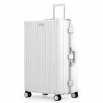 Nobl Aluminum Frame Zipperless Suitcase with TSA Locks