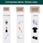 Nobl Travel Compression Packing Cubes Set - Beige