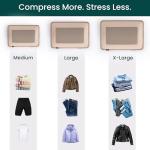 Nobl Travel Compression Packing Cubes Set - Beige