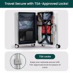Nobl TSA-Approved Zipperless Carry-On Suitcase