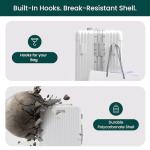 Nobl Aluminum Frame Zipperless Suitcase with TSA Locks