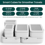 NOBL Travel Packing Cubes Set - 6 Pieces