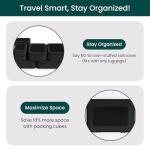 NOBL Compressible Packing Cubes Set - Jet Black