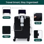 Nobl Expandable Carry-On Luggage with TSA Locks