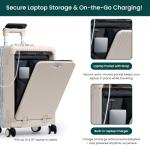 Nobl TSA-Approved Hard Shell Carry-On Suitcase