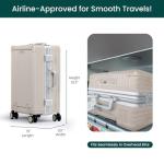 Nobl TSA-Approved Hard Shell Carry-On Suitcase