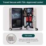 Nobl TSA-Approved Hard Shell Carry-On Suitcase