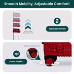 Nobl 20" Zipperless Hard Shell Carry-On with TSA Lock