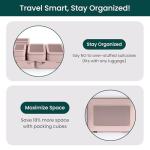 NOBL Space-Saving Packing Cubes Set - Blush