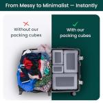 Nobl Compression Packing Cubes Set, 6 Pieces