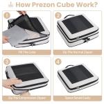 Prezon Compression Packing Cubes for Travel