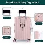 Nobl Travel Expandable Carry-On Luggage with TSA Locks
