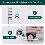 Nobl Travel Expandable Carry-On Luggage with TSA Locks