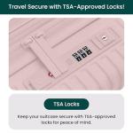 Nobl Travel Expandable Carry-On Luggage with TSA Locks