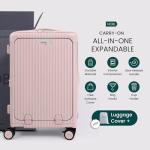 Nobl Travel Expandable Carry-On Luggage with TSA Locks