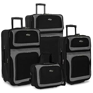 U.S. Traveler New Yorker 4-Piece Rolling Luggage Set