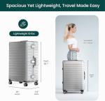 Nobl-Travel Zipperless Aluminum Check-In Suitcase