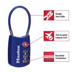 Master Lock TSA Approved 3 Dial Luggage Lock