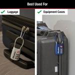 Master Lock TSA Approved 3 Dial Luggage Lock