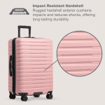 U.S. Traveler 30" Rose Pink Hardside Spinner Luggage