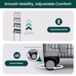 Nobl Zipperless Aluminum Travel Luggage with TSA Locks