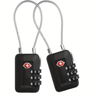 TSA Approved Combination Luggage Locks - 2 Pack