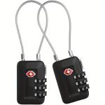 TSA Approved Combination Luggage Locks - 2 Pack