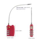 NUOLUX TSA Approved Mini Security Luggage Lock