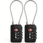 TSA Approved Combination Luggage Locks - 2 Pack