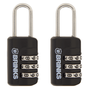 Brinks Zinc Combination Sport Padlock 2-Pack